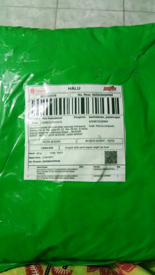 Couple Batik Keluarga || Setelan Couple Batik Ayah Ibu Anak Cewek