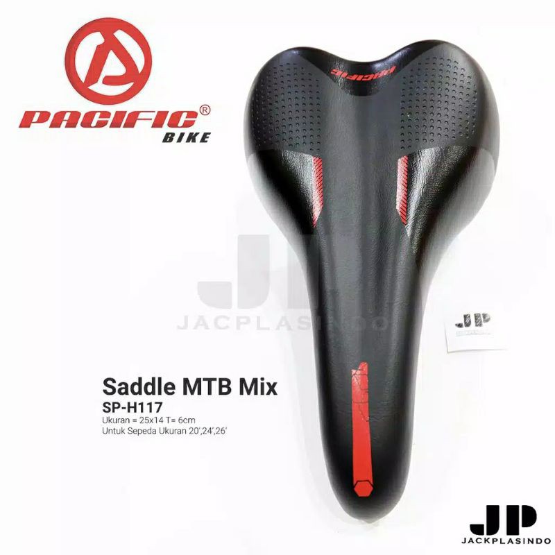 SADEL SEPEDA MTB LIPAT BMX EMPUK WARNA SP 117 PACIFIC