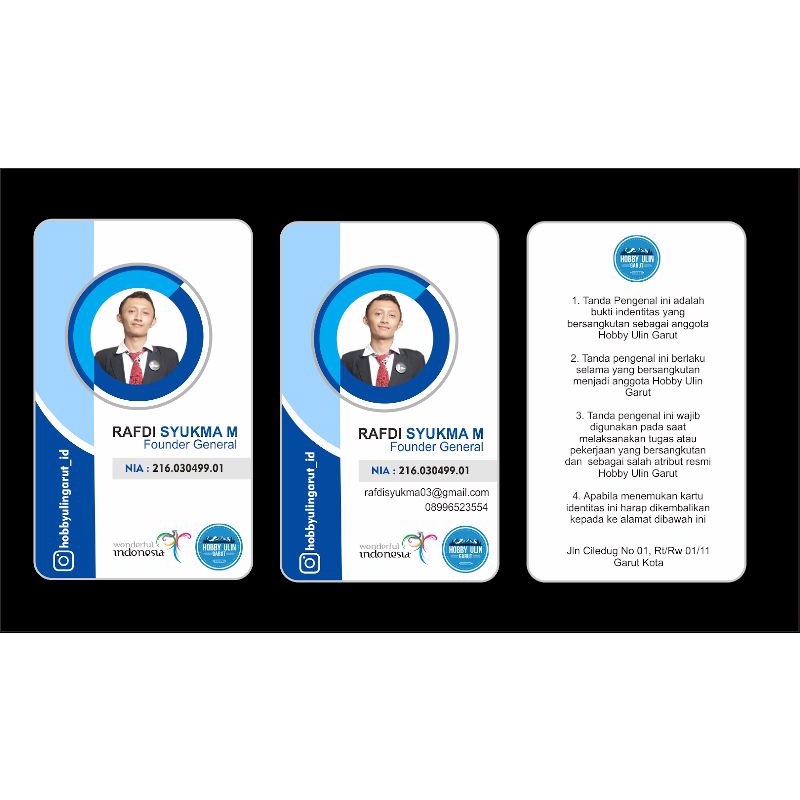 

CETAK ID CARD 2 SISI PREMIUM / SATUAN