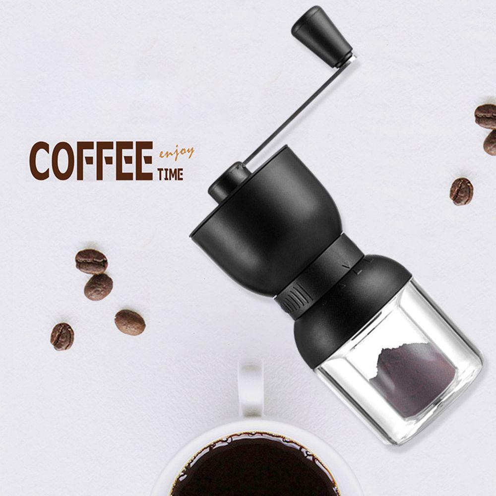 Solighter Alat Penggiling Kopi Manual Coffee Accessories Ceramics Burr Spice Adjustable Knob Setting