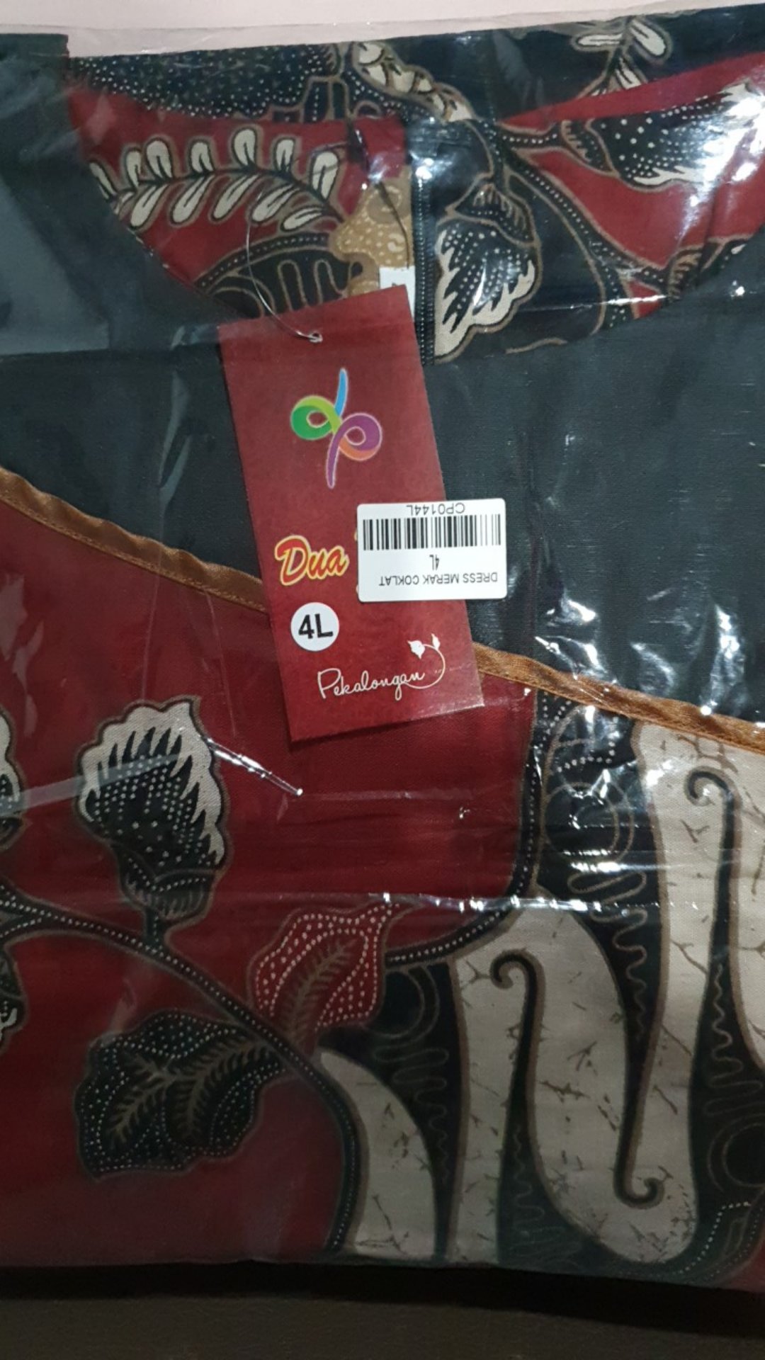 Couple Batik Dres Wanita Kemeja Pria Warna Navi S-m-l-xl-xxl-3l-4l-5l Batik Dua Putri Collection