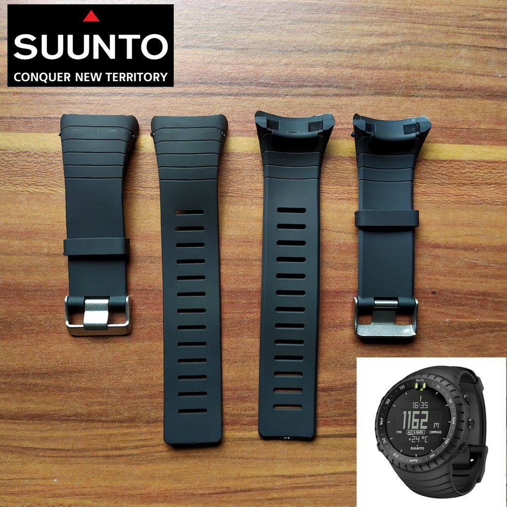 Strap Tali Jam tangan Rubber Suunto Core Sunto Core Hitam.