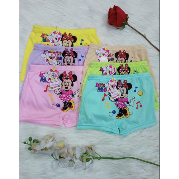 6 pcs Celana boxer essen / Celana boxer anak cewek