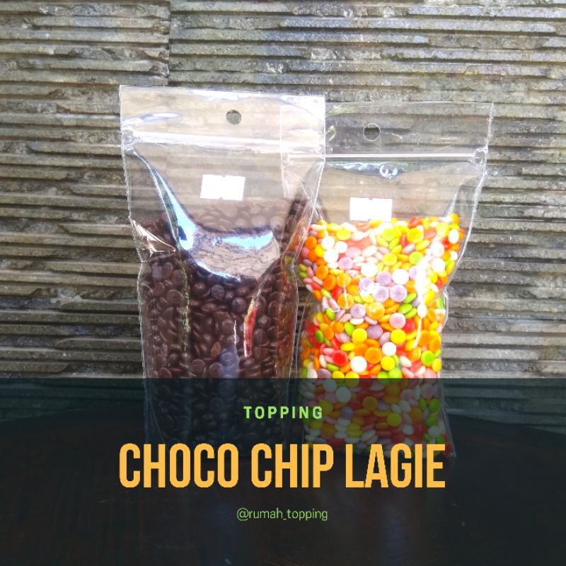 

Promo Terlaris Choco Chip Lagie 100gr / Coklat