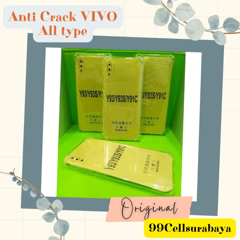 Silicon bening transparan Case Anti crack Vivo All Type