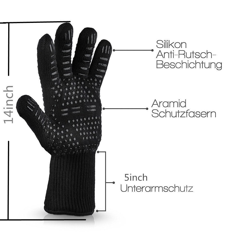 BISA COD Sarung Tangan Anti Pisau Dan Anti Panas Heat Resistant Oven Gloves