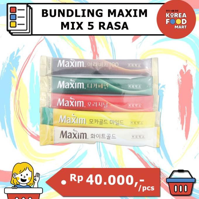 

Cuci Gudang Awal Tahun BUNDLING ALL VARIAN MAXIM COFFEE MIX 6 SACHET / KOPI KOREA INSTAN Cuci Gudang