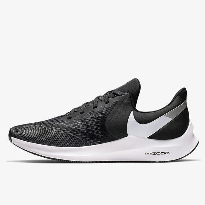 TERLAKU SEPATU GYM CEWE~ NIKE ZOOM WINFLO 6 BLACK KORTING