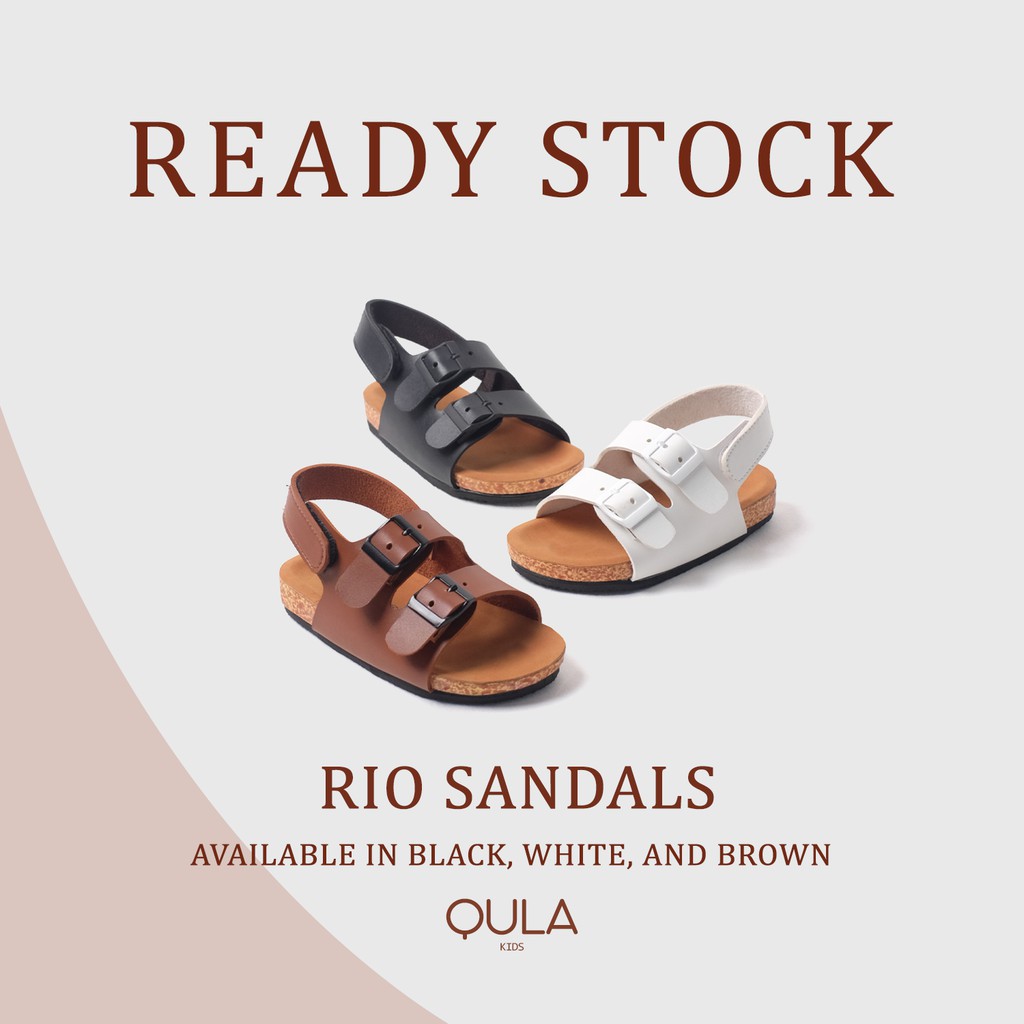 Ready Stock - Rio Series Sandal Anak Toddler Vintage Usia 1,2,3 Tahun