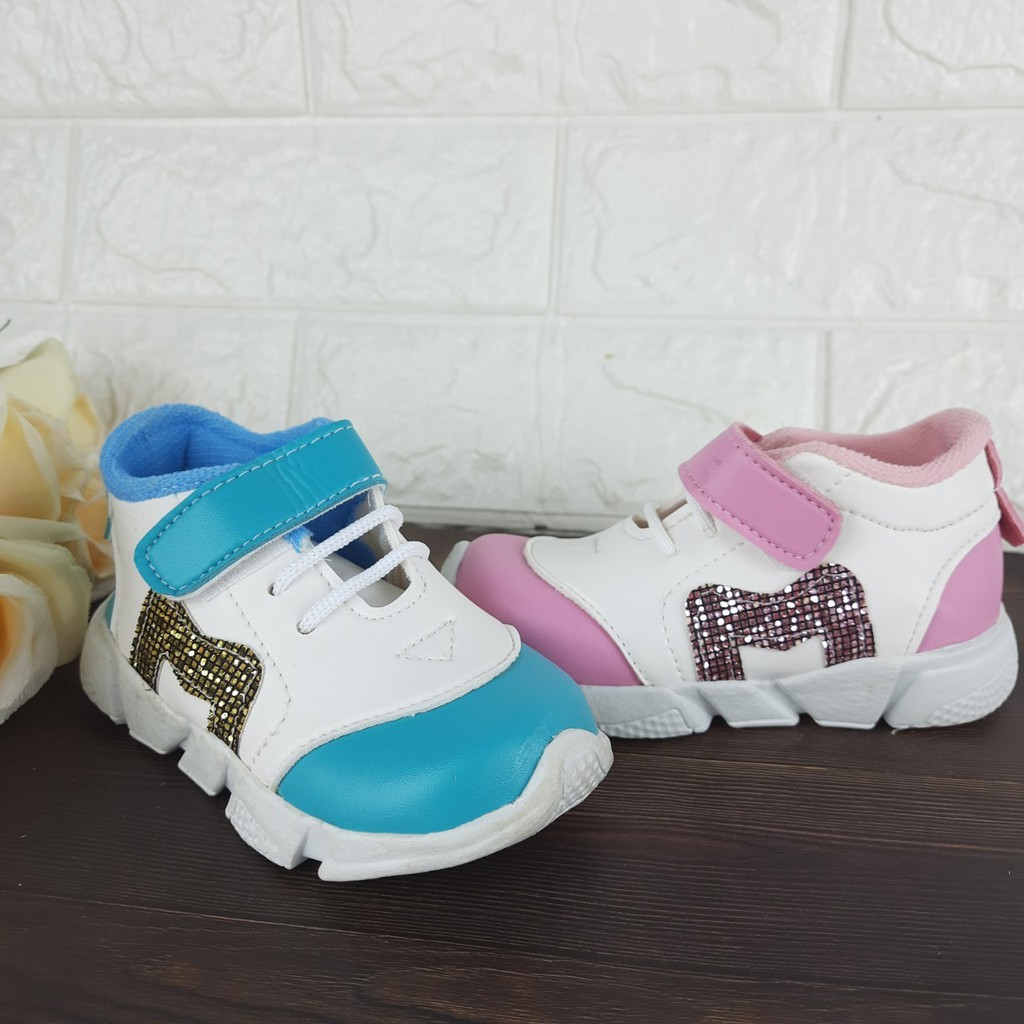 [TAMAN SEPATUKU] SEPATU TRENDY MURAH SNEAKER M TOSCA DAN PINK ANAK USIA 1-3 TAHUN FAX13