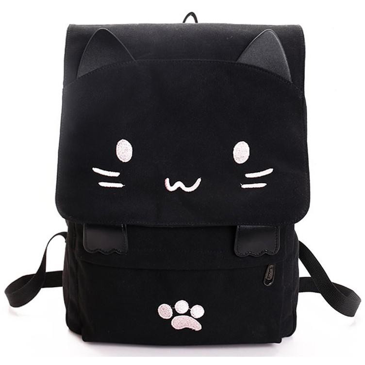 PROMO - NIGEDU Tas Ransel Wanita Model Cat Cartoon BB637