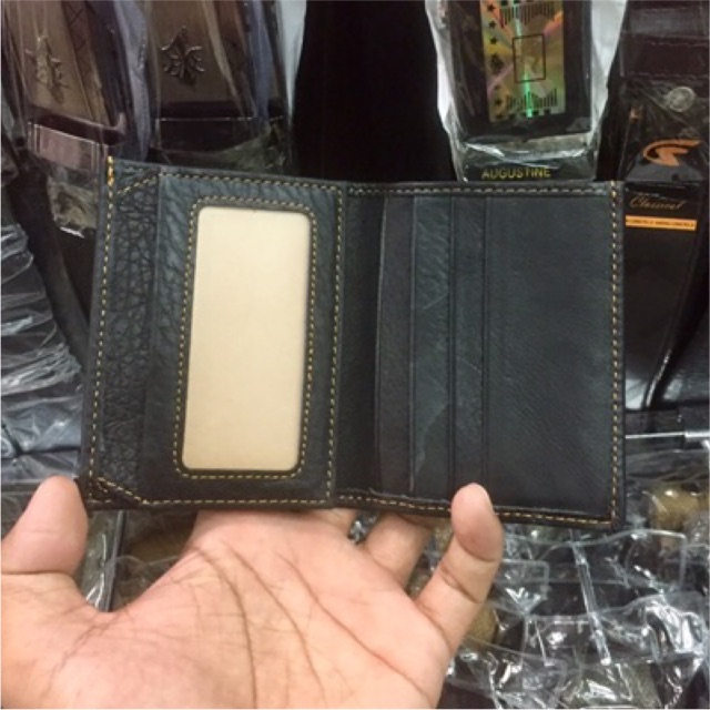 dompet keren lipat dua buku vertikal ukuran mini pas uang dan pas dikantong #dompet #dompetlipat #dompetpria