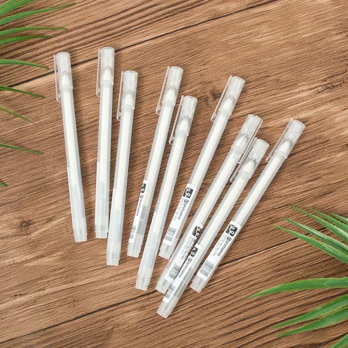 

Panmomo White Gel Ink Pen / Pulpen Gel Isi Warna Putih / Pulpen