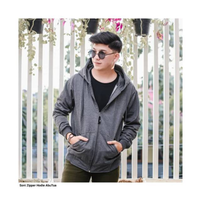 SONY Zipper HOODIE || SWEATER HOODIE PRIA #SON