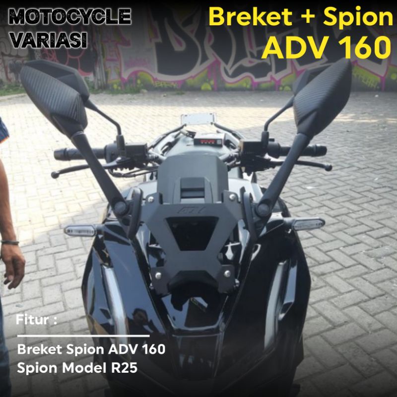 Breket Spion Honda ADV 160 Spion R25 Paket Spion Breket dan Baut Anti Jebol ADV 160