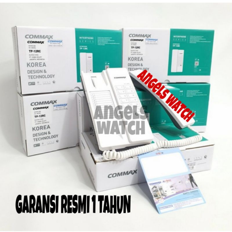 angelswatch Intercom Commax TP-12RC Garansi Resmi Original Product 100%