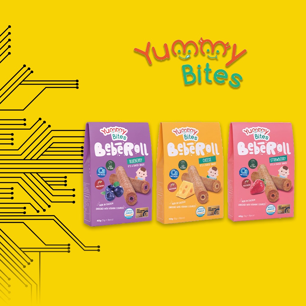 Yummy Bites Beberoll Camilan Bayi 6 Bulan 40 gr