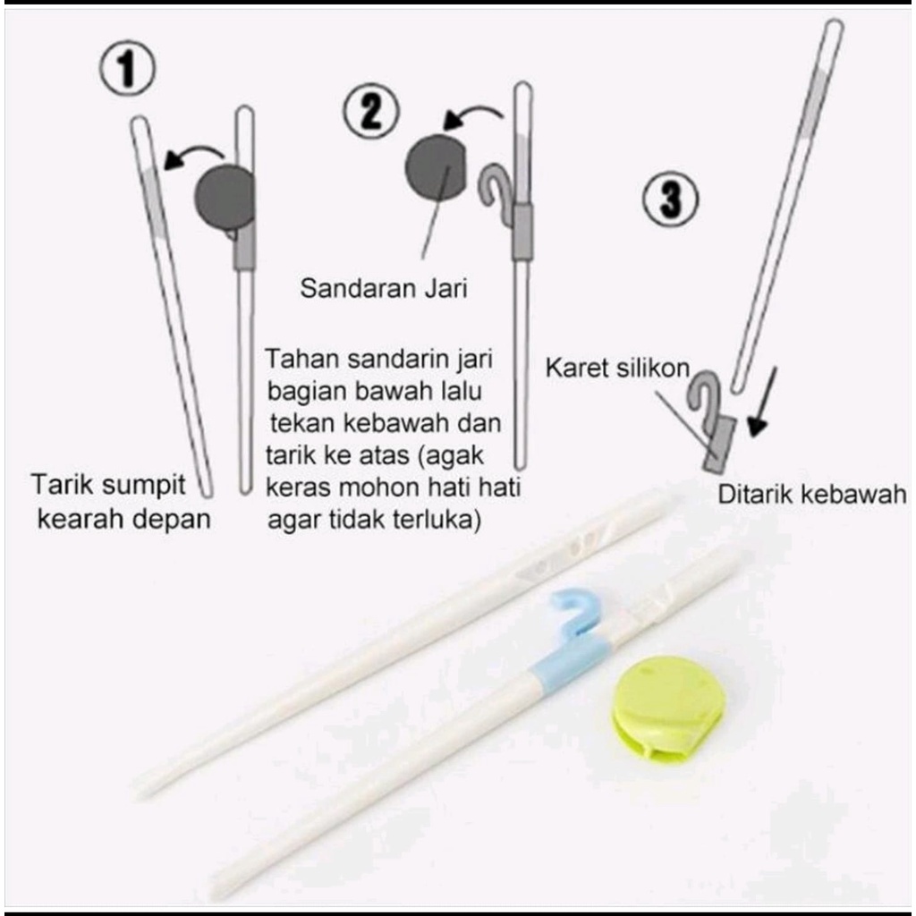 Sumpit Anak Belajar Motorik Anak / Children Training Chopstick MBS