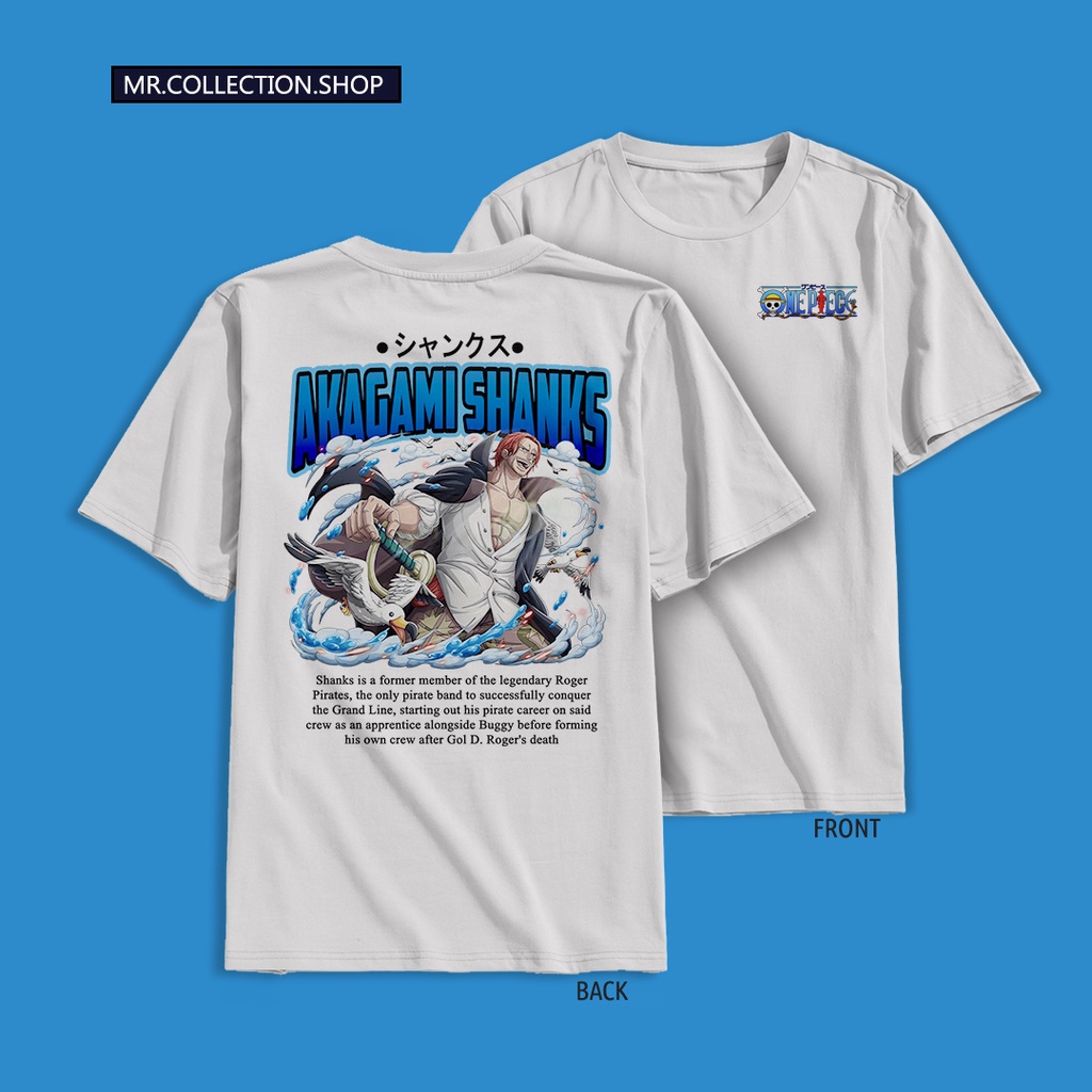 KAOS ANIME ONE PIECE SHANKS / BAJU KEREN ANIME ONE PIECE SHANKS