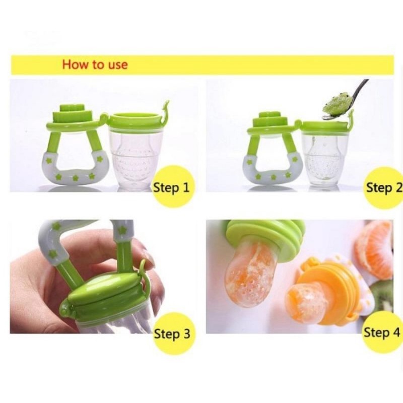 Empeng Buah Bayi / Dot Buah Bayi / Fresh Fruit Feeder / Gigitan Bayi