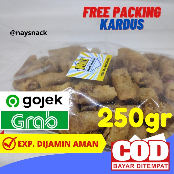 

Snack Kiloan Sumpia Abon Isi Bersih 250 Gram