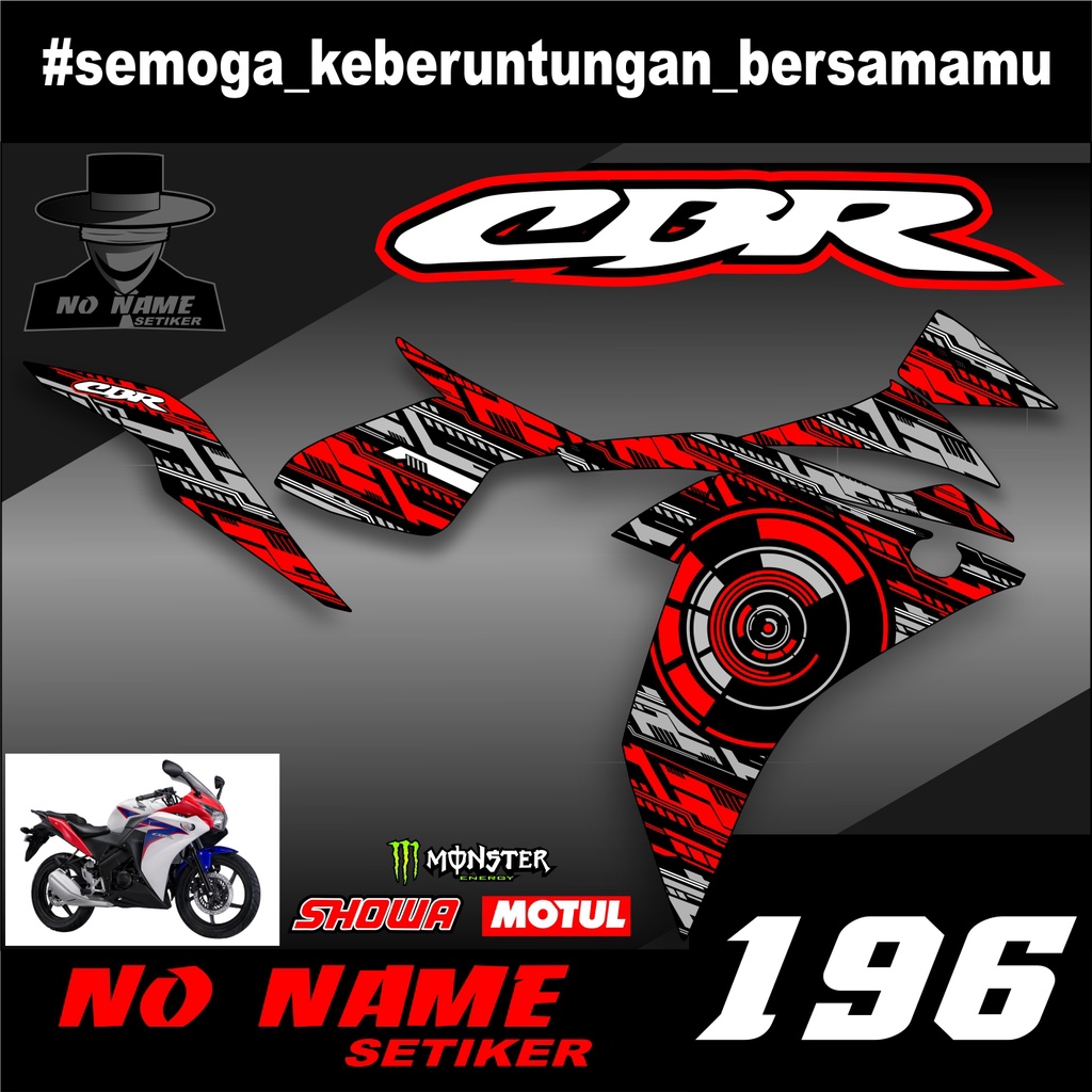 Sticker Striping Variasi New CBR 150 Tahun 2011 (196) - Striping Motor New CBR 150