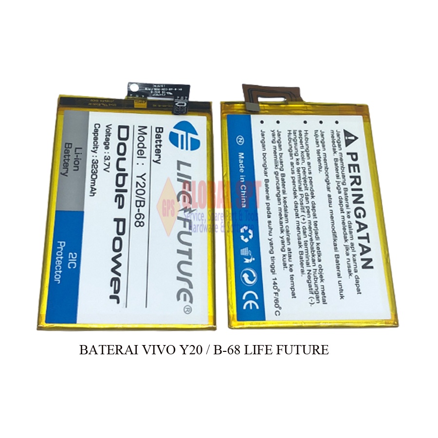 BATERAI VIVO Y20 LIFE FUTURE / BATRE / BATERE VIVO B-68 LF