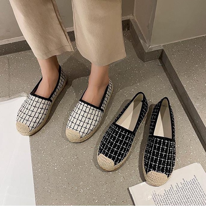 TBIG [COD] Sepatu Slip On SERENA Wanita Import Korea Style Santai Wanita Sepatu