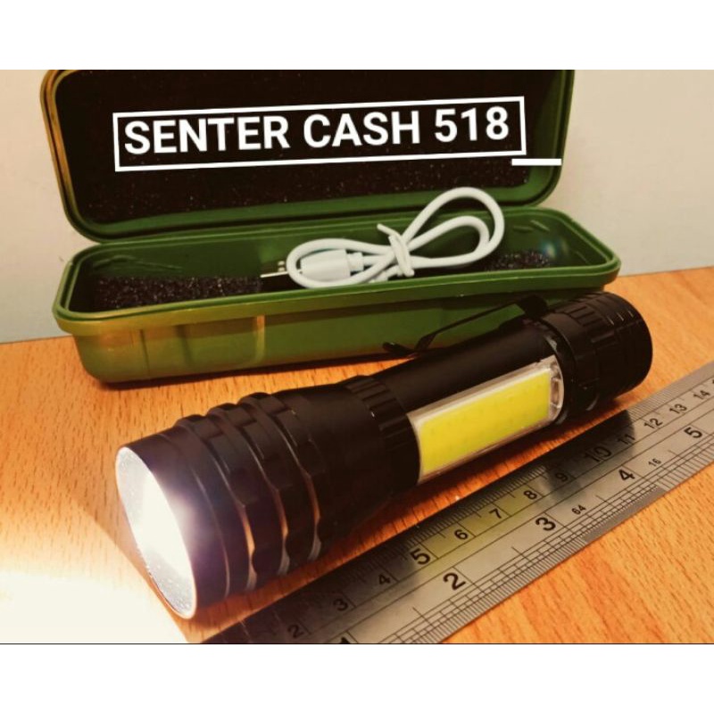 SENTER CAS 518 SENTER USB MINI CAHAYA TERANG