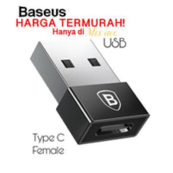 Baseus USB OTG Male to Type-C Female Adapter Interface Converter JQA01