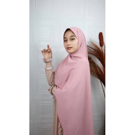 PASHMINA CRINKLE PREMIUM PASHMINA CRINCLE HIJAB AIRFLOW SHAWL SYARI COTTON SYAR'I
