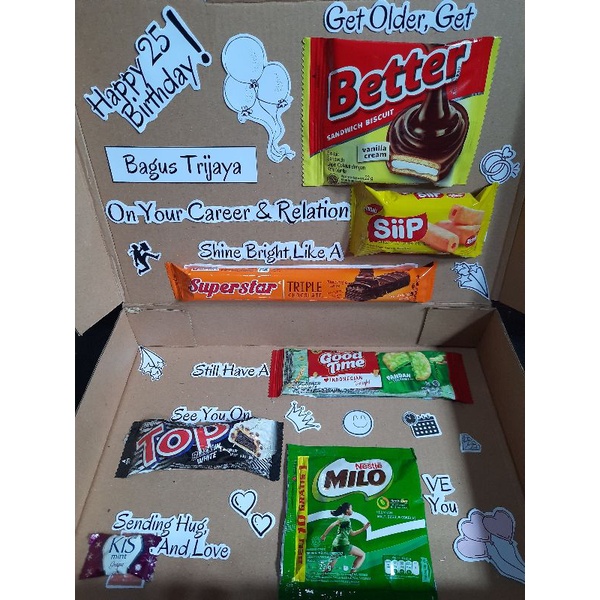 

Birthday Gift Box| hampers| gift box| hadiah ulang tahun
