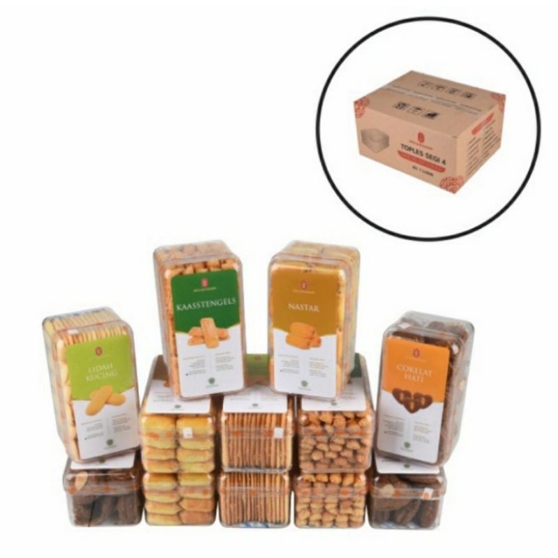 

Paket Kue Kering Segi 4 Mix Holland Bakery Isi 12