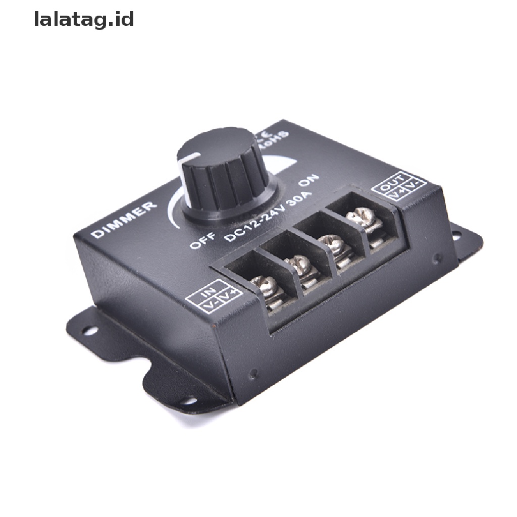 [lalatag] DC 12V 24V LED Dimmer Switch 30A 360W Voltage Regulator Adjustable Dimmers [ID]