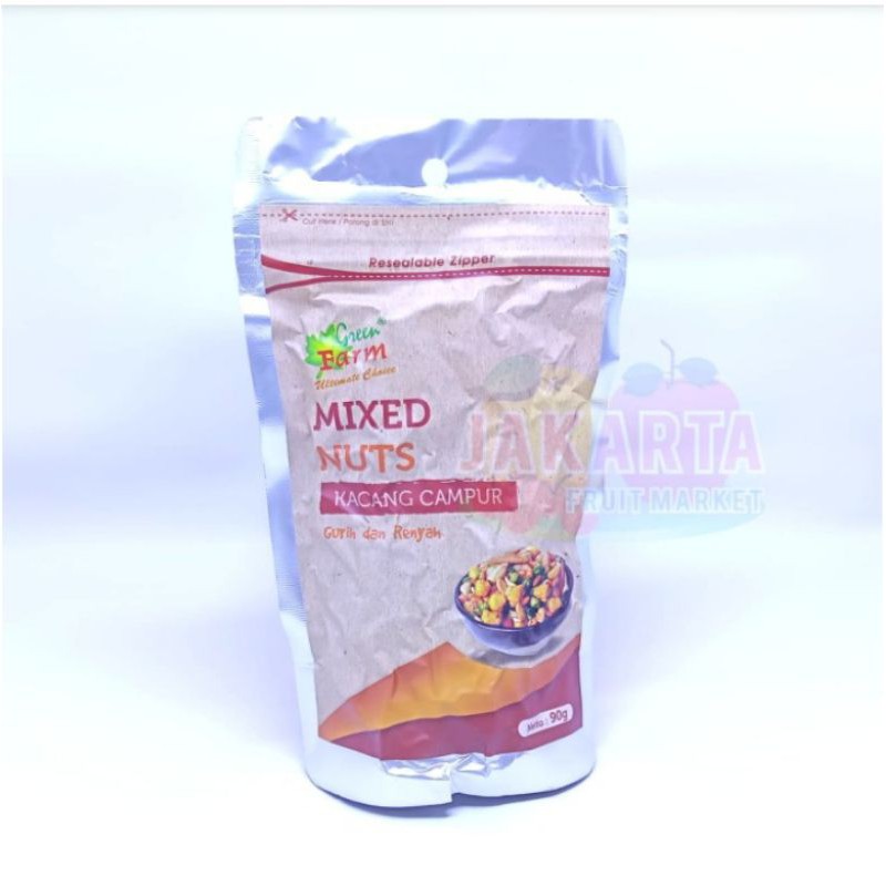

(CAMILAN INSTAN) GREEN MIXED NUTS KACANG CAMPUR 90G