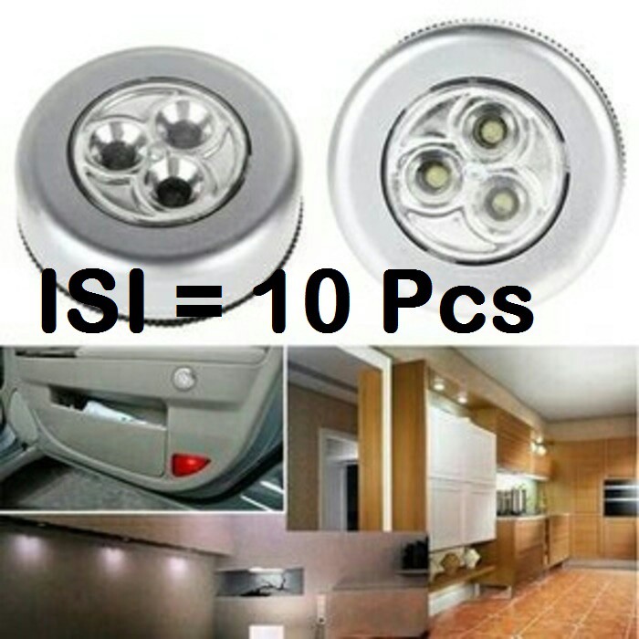 Lampu Led Sensor Sentuh 10 pcs