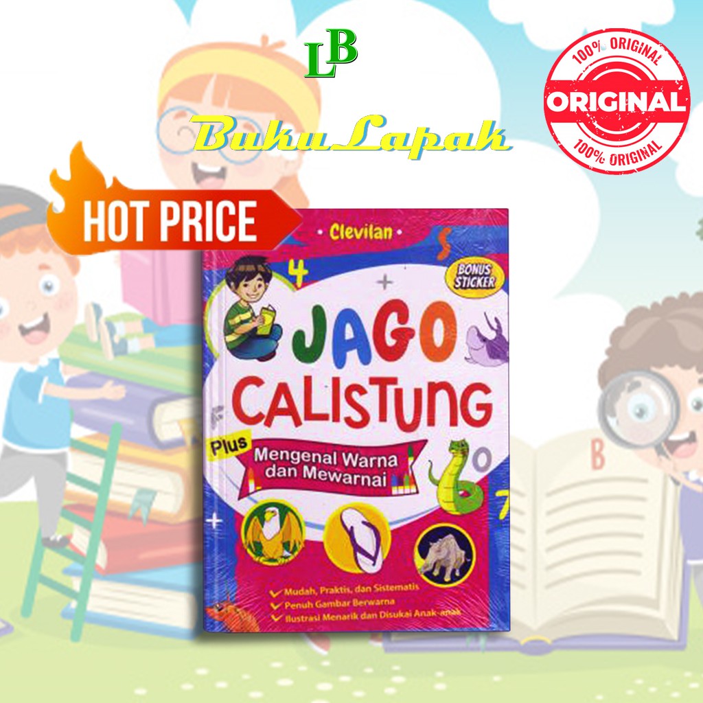 Jual BUKU CALISTUNG ANAK TK PAUD SI JAGO CALISTUNG PLUS MENGENAL WARNA ...