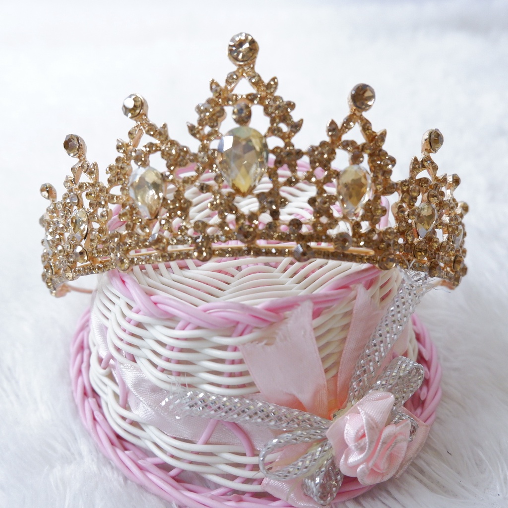 Mahkota/Tiara Bridal RoseGold/Gold