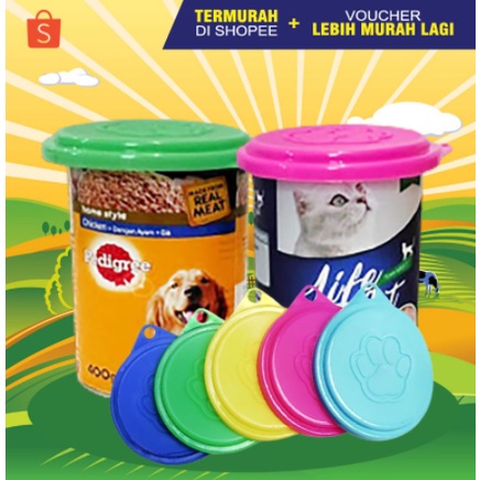 Penutup Makanan Kaleng Kucing Anjing Penutup Wetfood Kucing Kaleng