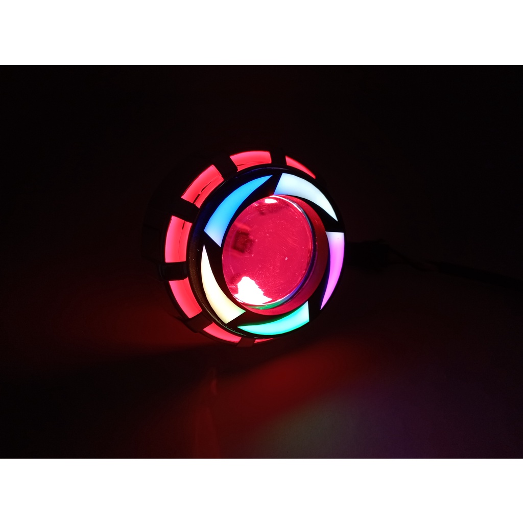 Lampu Depan Projie Led AE Rainbow Flash Running 3.5 Inch