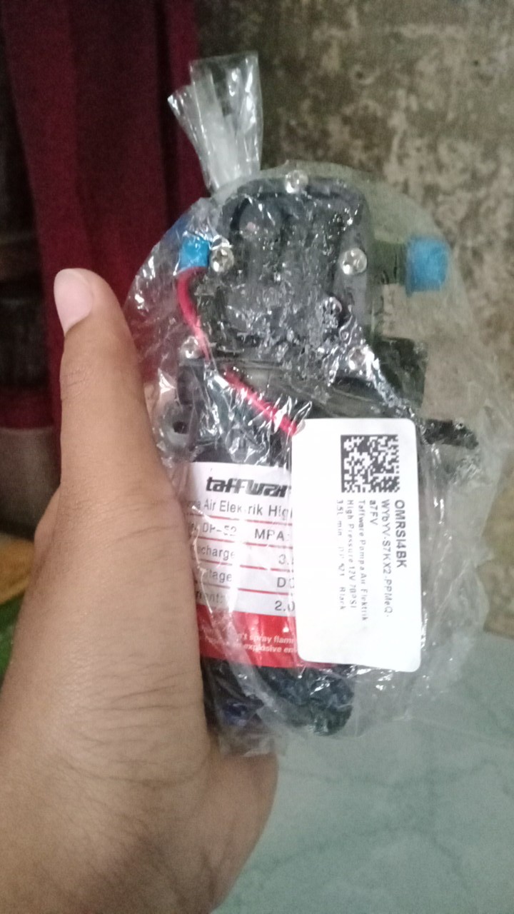 Pompa Air Elektrik High Pressure 12v 3.5l/min Taffware 70 Psi