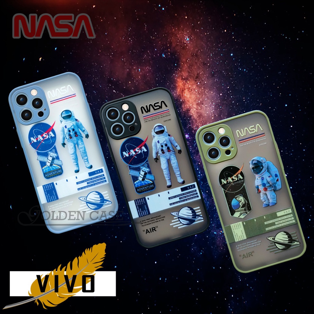 Case Nasa Lens Cover Camera - Vivo V15 Pro V20 V20SE Y12 Y11 Y15 Y17 Y20 Y20I Y20S Y12S
