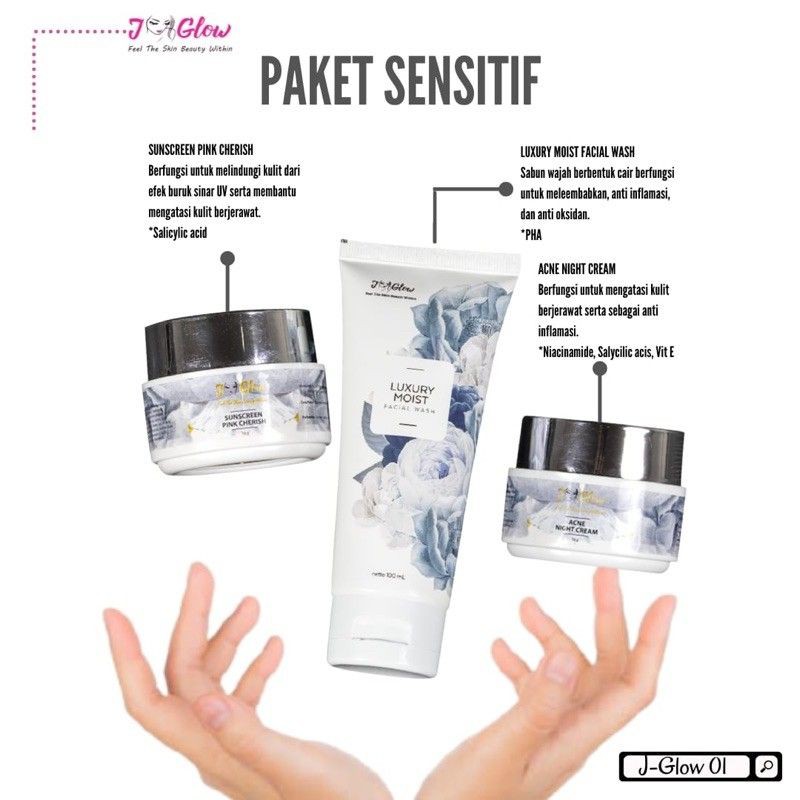 jglow paket sensitif
