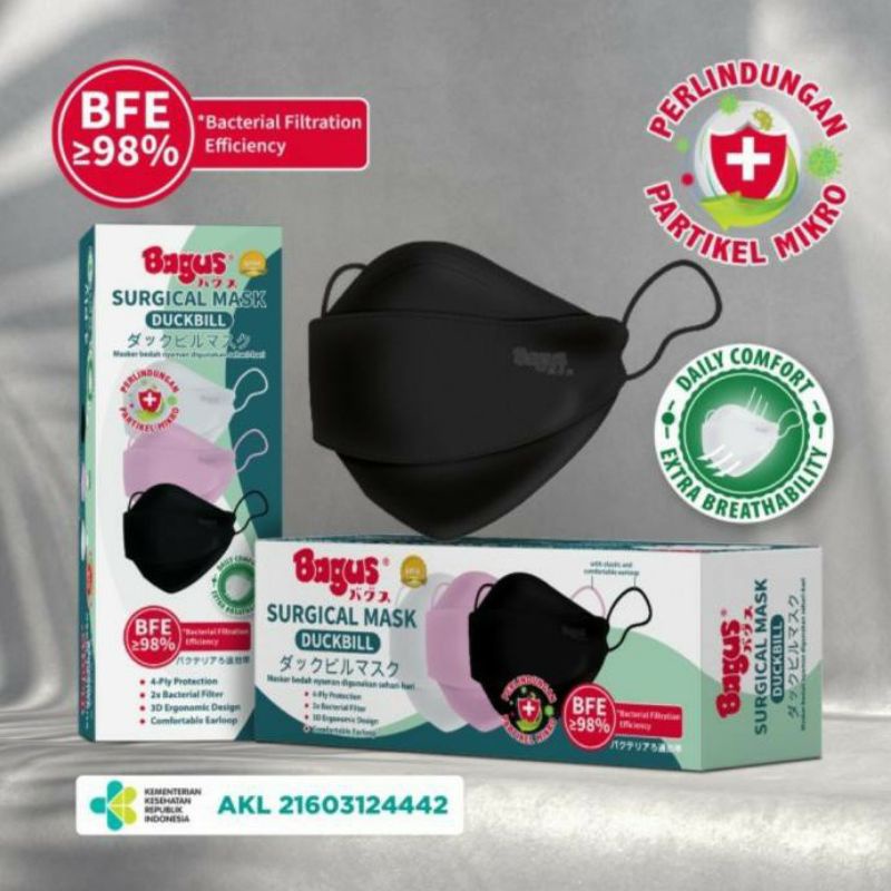 Bagus Surgical Mask Duckbill 20pcs