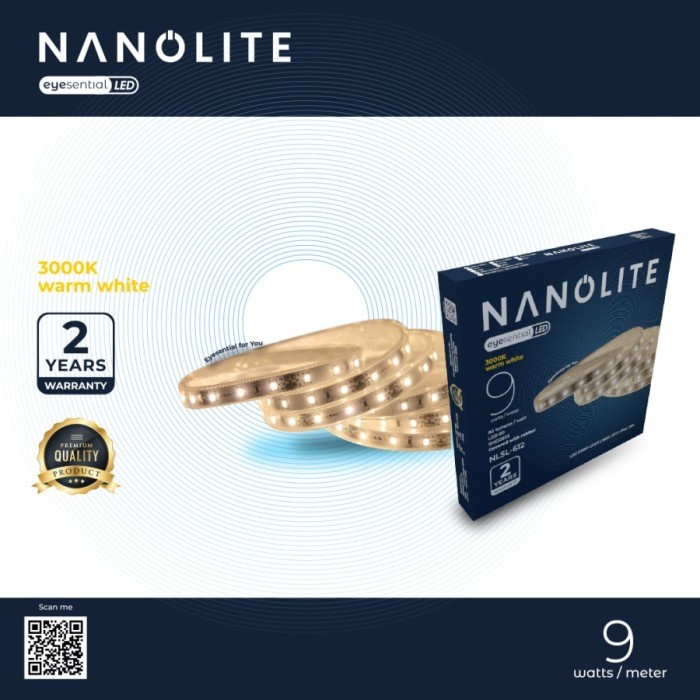 NANOLITE LED STRIP LIGHT 12V 12 Volt INDOOR CAHAYA WARM KUNING 3000K