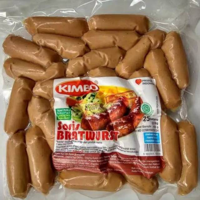 

Kimbo sosis bratwurst cocktail 500gr