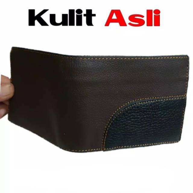 Dompet kulit asli/dompet kulit termurah/dompet kulit garut/dompet pria lipat tidur