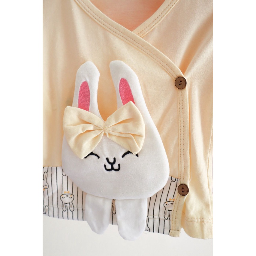 PAO PAO set Babeebabyshop baju celana slaber bib topi sarung tangan kado lahiran bayi anak cewek perempuan lucu BONA