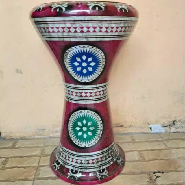 Darbuka ukuran 8 inch mika power beat motif Mesir AZ Zahir aha Emin alexandria percussion c
