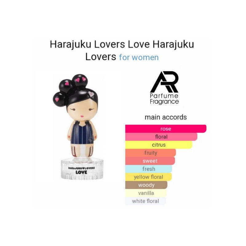 Parfum HARAJUKU LOVE Parfum Wanita BEST SELLER